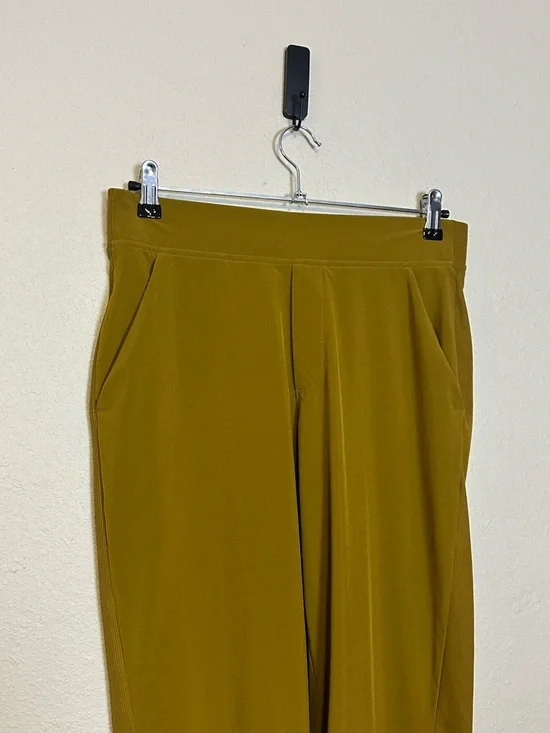 Athleta Brooklyn Mid Rise Ankle Pant Golden Rod Size 8 Petite - Picture 3 of 7